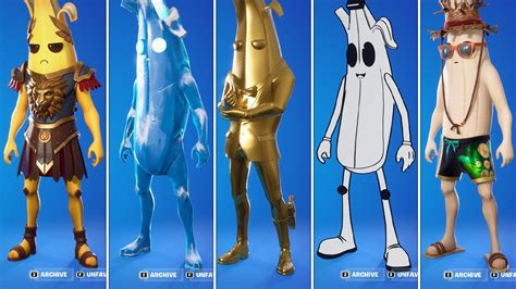 peely variants|All Peely Skins in Fortnite (2019